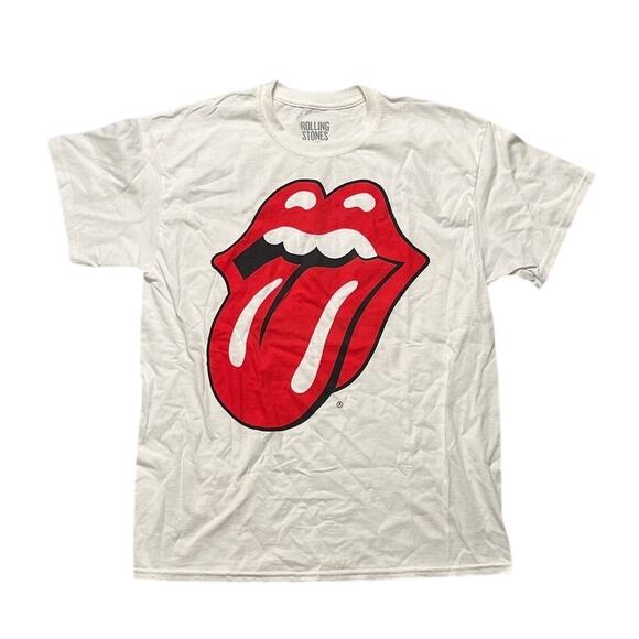 2016 The Rolling Stones Desert Trip Tour T-Shirt - White - L - Good - Picture 1 of 9